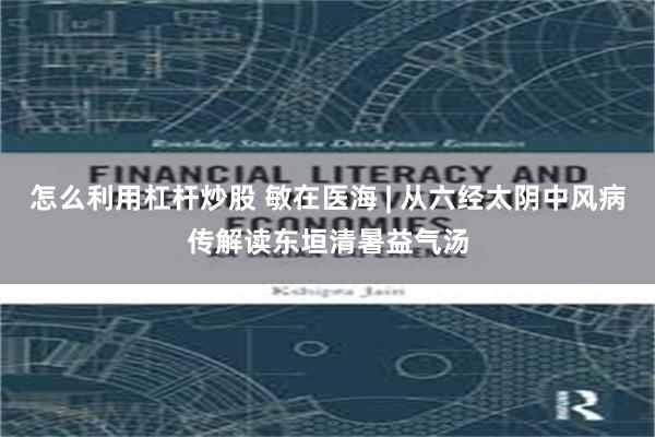 怎么利用杠杆炒股 敏在医海 | 从六经太阴中风病传解读东垣清暑益气汤