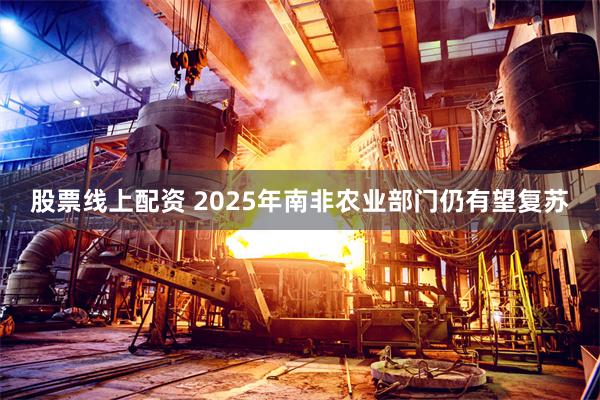 股票线上配资 2025年南非农业部门仍有望复苏