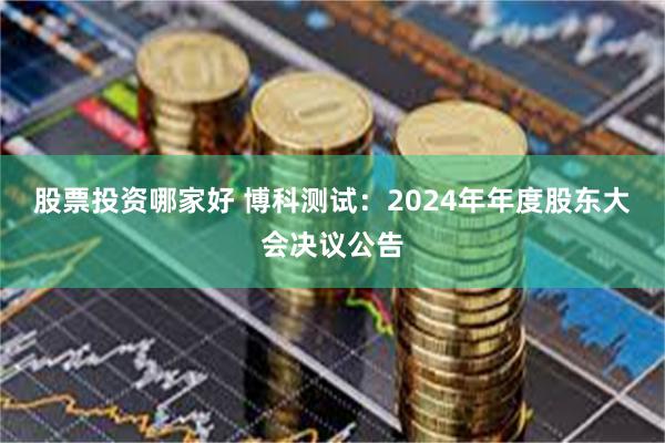 股票投资哪家好 博科测试：2024年年度股东大会决议公告